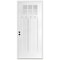 Codel Doors 36" x 96" Primed White Shaker Exterior Fiberglass Door 3080RHISPSFHER3066C491615M - alternate 1